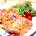 豚ロース肉で！トンテキのシャリアピンソース風のレシピ