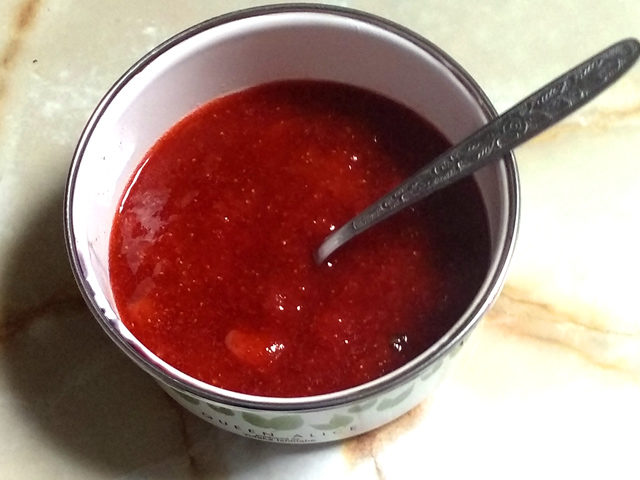 苺の酸味が美味しい！苺の簡単ジャム作り