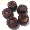シリコンカヌレ型で！ブラウニー風チョコケーキのレシピ
